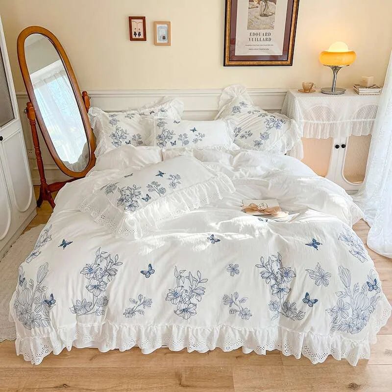 Floral Dream - 100% Washed Cotton Bedding - Julia M LifeStyles