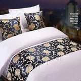 Floral Jacquard Bed Runner - Elegant and Luxurious. - Julia M LifeStyles