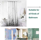 Floral Waterproof Bathroom Shower Curtain Set - Julia M LifeStyles