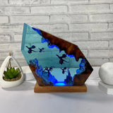 Flying Dragon Resin Table Light - USB Rechargeable Night Lamp - Julia M LifeStyles