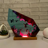 Flying Dragon Resin Table Light - USB Rechargeable Night Lamp - Julia M LifeStyles