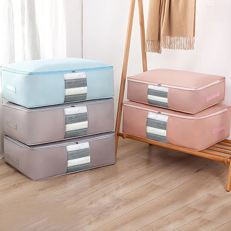 Foldable Storage Bags for Clothes and Comforters - Extra Large Capacity for Moving and Packing - Julia M LifeStyles