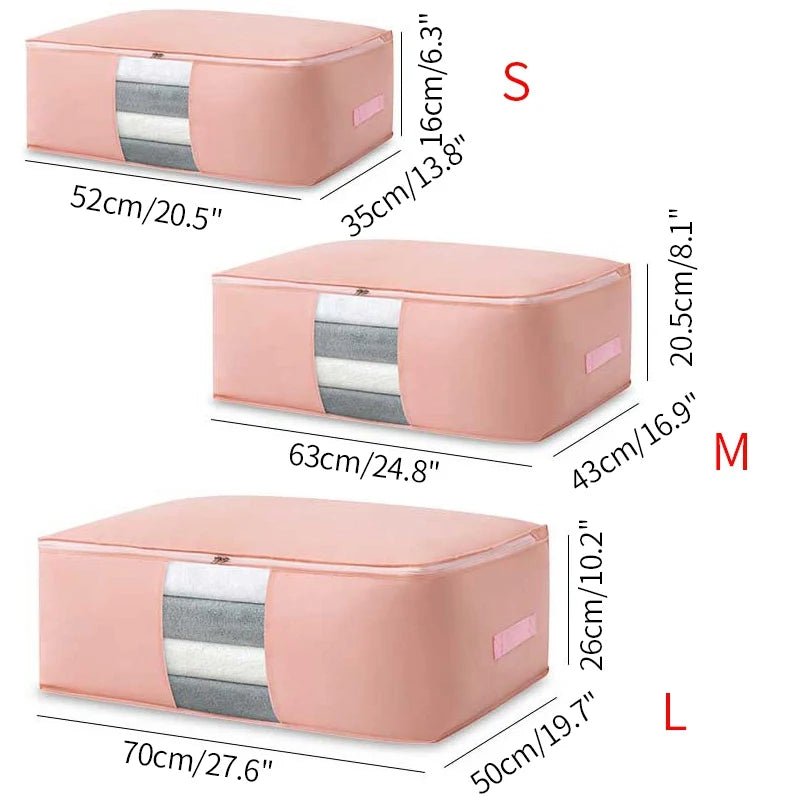 Foldable Storage Bags for Clothes and Comforters - Extra Large Capacity for Moving and Packing - Julia M LifeStyles