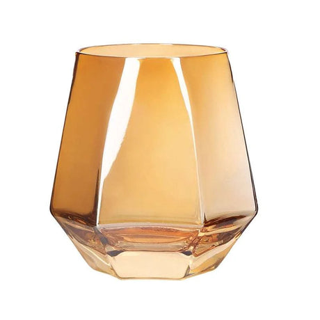 Geometric Glass Water Pots Set drinkware sets Julia M Home & Kitchen Amber Cup 1pcs  