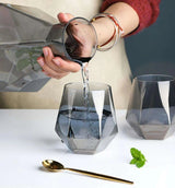 Geometric Glass Water Pots Set - Julia M LifeStyles