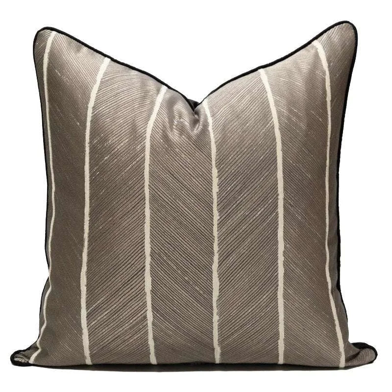 Geometric Jacquard Pillow Cover - Julia M LifeStyles