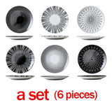 Geometric Pattern Ceramic Dinner Set - Julia M LifeStyles