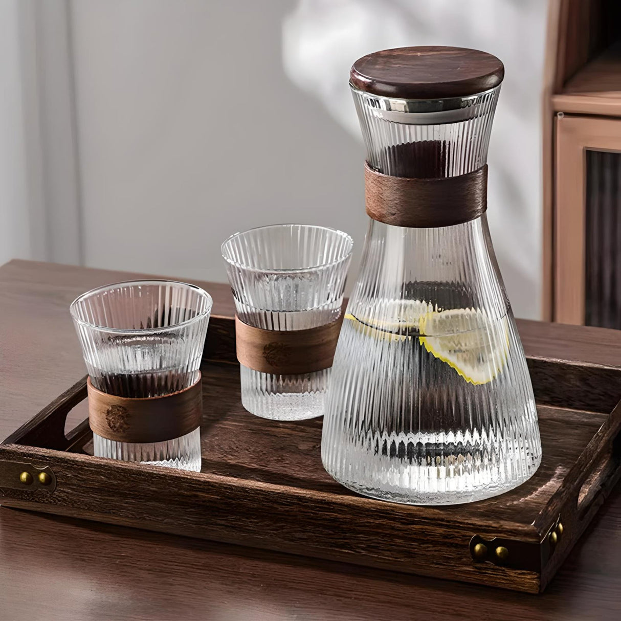 Glass Cup Set: Creative Heat - resistant Water Glass - Luxe Elegance - Julia M LifeStyles