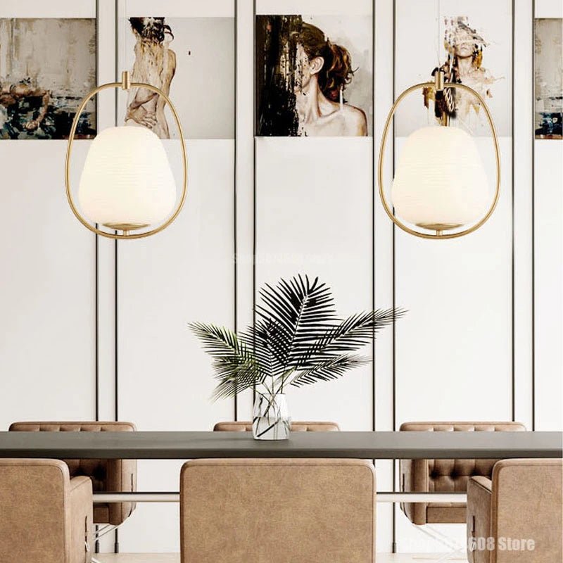 Glass Golden Pendant Lights - Julia M LifeStyles