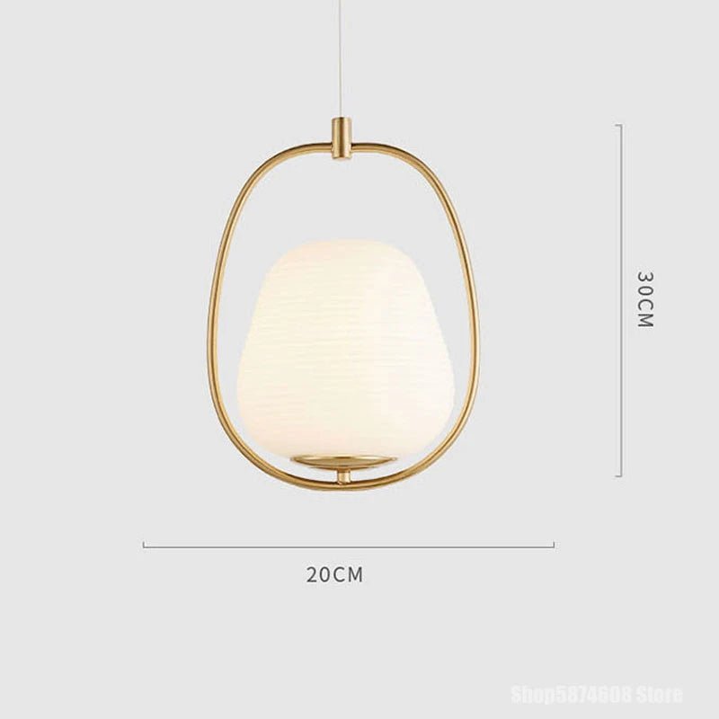 Glass Golden Pendant Lights - Julia M LifeStyles