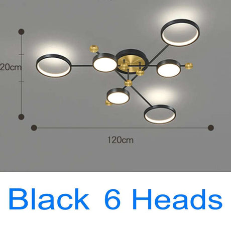 Gold and Black LED Pendant Light - Julia M LifeStyles