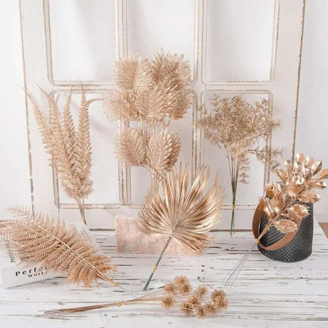 Gold Artificial Plant Bouquet - Julia M LifeStyles