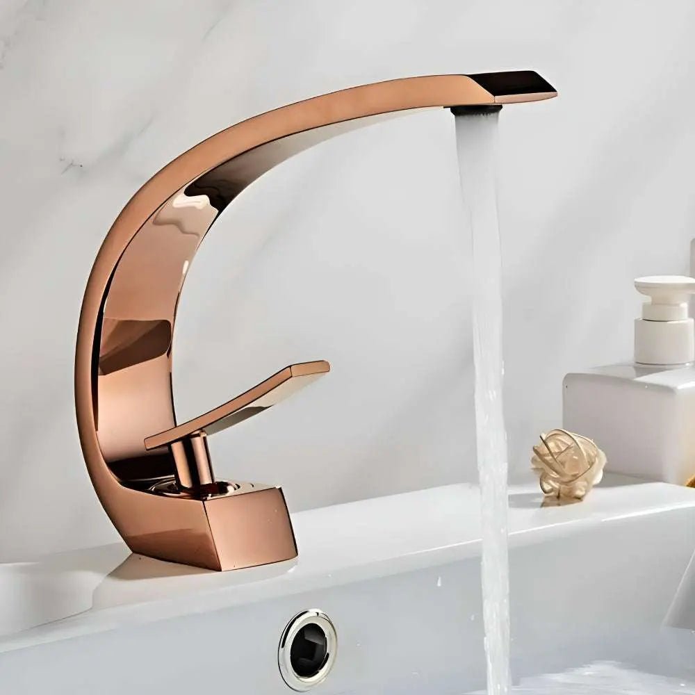 Gold Basin Faucet - Elegant Design - Julia M LifeStyles