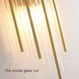 Gold/Black Modern Crystal Wall Lamp wall light fixtures Julia M Home & Kitchen   