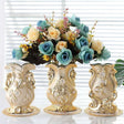 Gold Frosted Porcelain Vase - Julia M LifeStyles