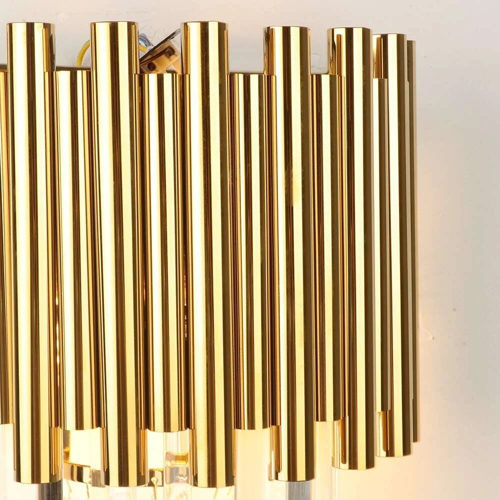 Gold LED Wall Sconce - Illuminate Your Home - Julia M LifeStyles