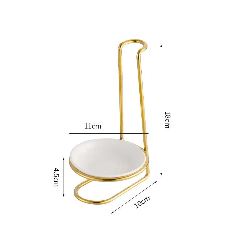 Gold Plated Stainless Steel Hot Pot Ladle & Soup Spoon - Julia M LifeStyles