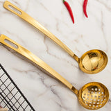 Gold Plated Stainless Steel Hot Pot Ladle & Soup Spoon - Julia M LifeStyles