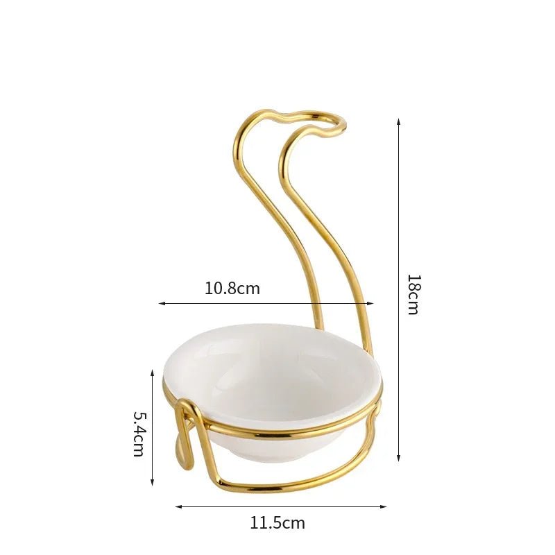 Gold Plated Stainless Steel Hot Pot Ladle & Soup Spoon - Julia M LifeStyles