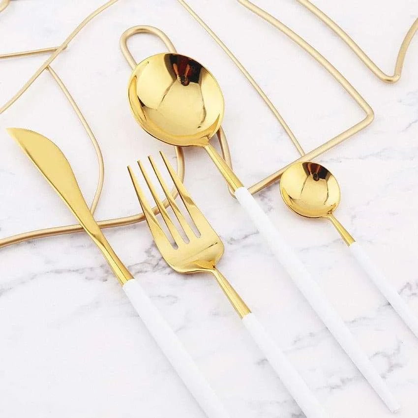 Gold Reflections Stainless Steel Cutlery Set - Julia M LifeStyles