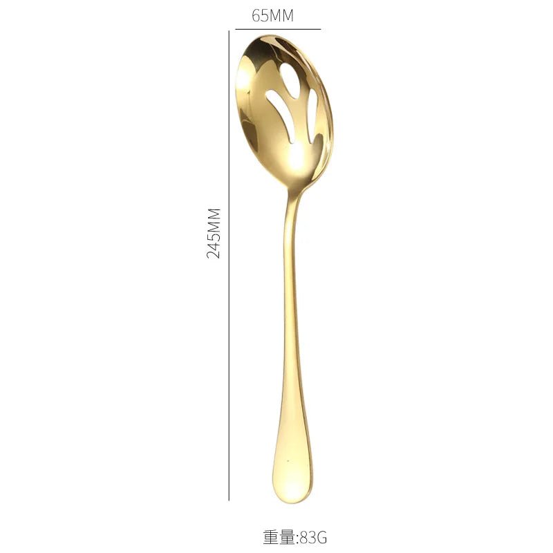 Gold Stainless Steel Korean Tableware Set 🍲🥄🍴 - Julia M LifeStyles