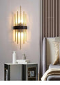 Gold/Black Modern Crystal Wall Lamp - Julia M LifeStyles