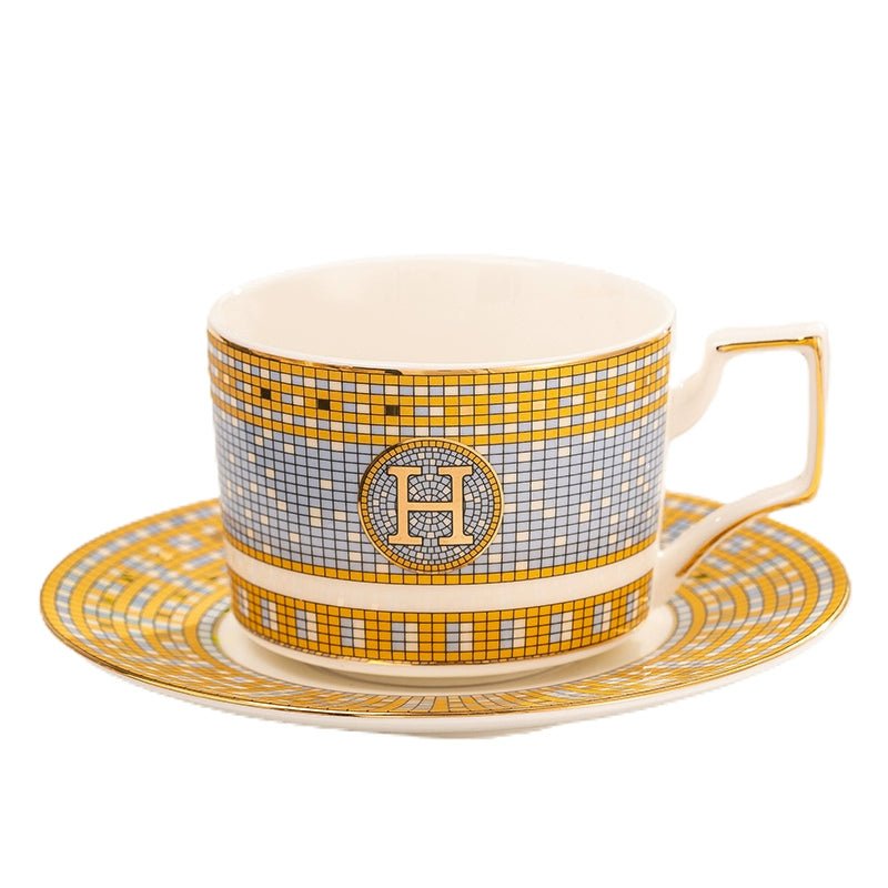 Golden Accessible Luxury British Afternoon Tea Exquisite Coffee Cup - Julia M LifeStyles