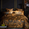 Golden Baroque Luxe Bedding Set Quilts and Blankets Julia M Home & Kitchen 20202228 Queen 4in1 set thin Sheet Style