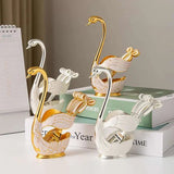 Golden Cute Swan Fruit Fork Set - Julia M LifeStyles