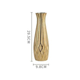 Golden Elegance Ceramic Vase - Julia M LifeStyles