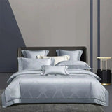 Golden Jacquard Egyptian Cotton Duvet Set - Julia M LifeStyles