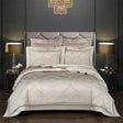 Golden Jacquard Egyptian Cotton Duvet Set - Julia M LifeStyles