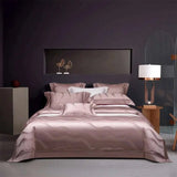 Golden Jacquard Egyptian Cotton Duvet Set - Julia M LifeStyles