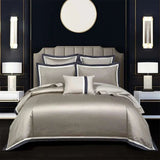 Golden Jacquard Egyptian Cotton Duvet Set - Julia M LifeStyles