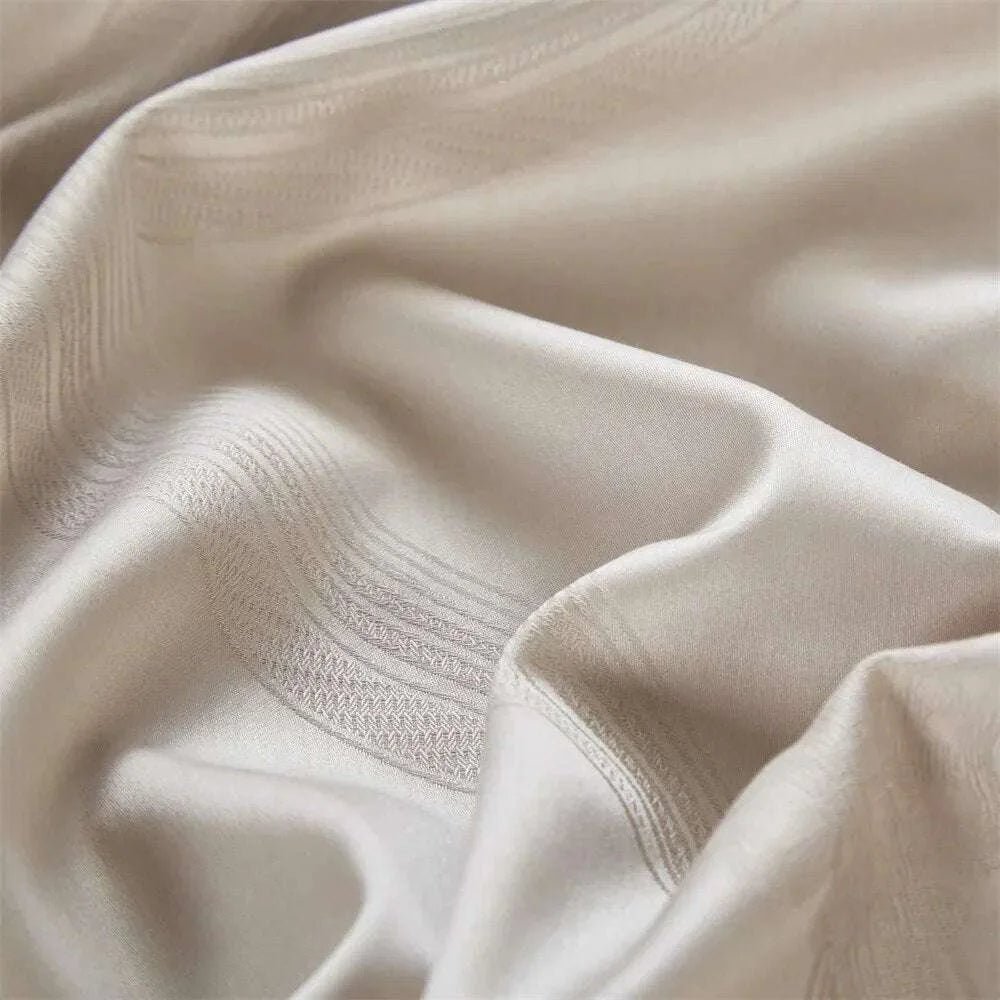 Golden Jacquard Egyptian Cotton Duvet Set - Julia M LifeStyles