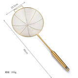 Golden Stainless Steel Skimmer Strainer - Kitchen Tools - Julia M LifeStyles