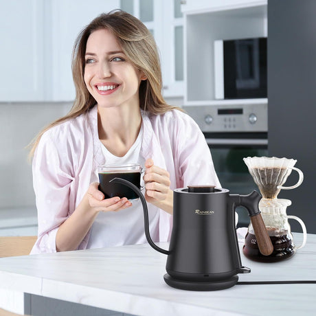 Gooseneck Electric Kettle for Precision Pouring and Rapid Heating - Julia M LifeStyles