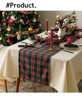 Green Lattice Christmas Table Runner - Julia M LifeStyles