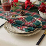 Green Lattice Christmas Table Runner - Julia M LifeStyles