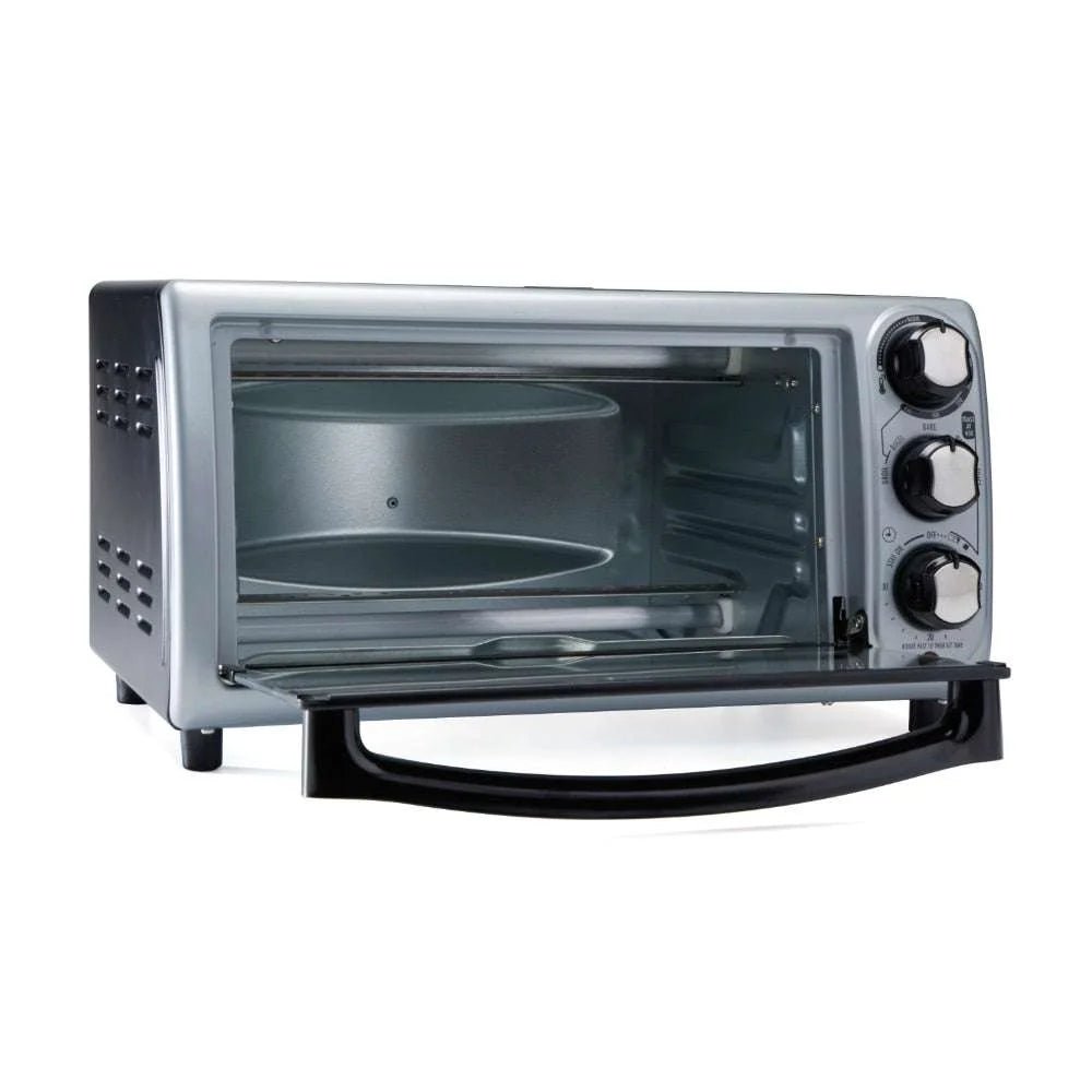 Hamilton Beach 4 Slice Toaster Oven, Silver - Julia M LifeStyles