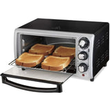 Hamilton Beach 4 Slice Toaster Oven, Silver - Julia M LifeStyles