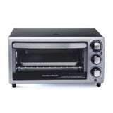 Hamilton Beach 4 Slice Toaster Oven, Silver - Julia M LifeStyles