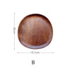 Handcrafted Irregular Oval Wood Plate Set - Julia M LifeStyles