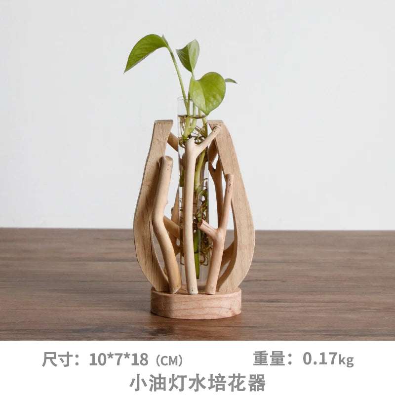 Handcrafted Wooden Flower Pot - Julia M LifeStyles