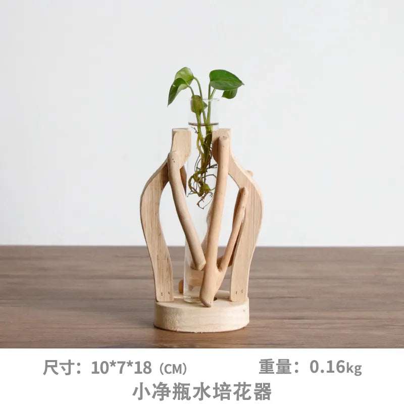 Handcrafted Wooden Flower Pot - Julia M LifeStyles