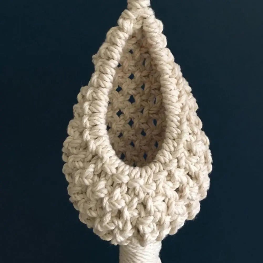 Handmade Green Macrame Plant Hanger - Julia M LifeStyles