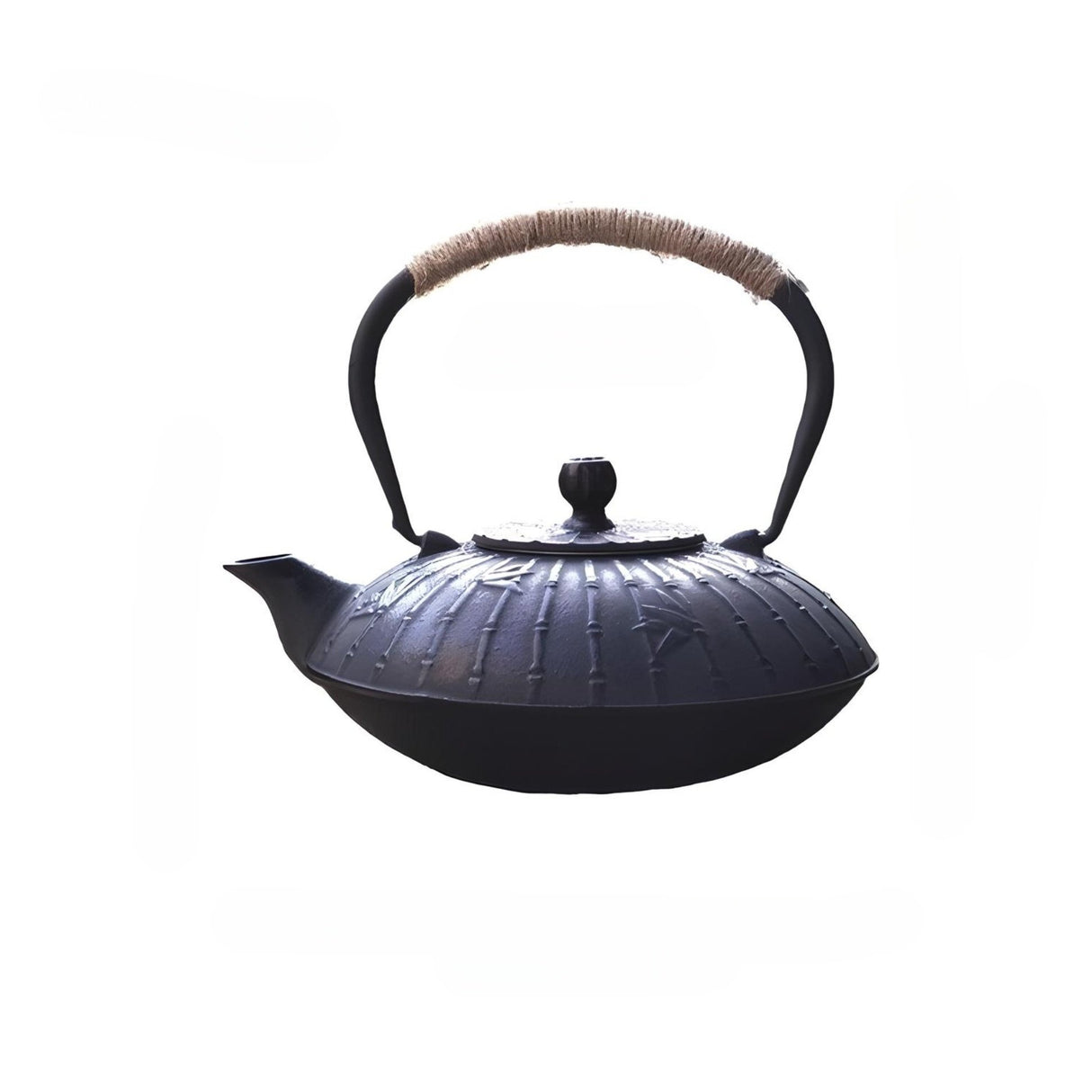 Handmade Japanese Style Cast Iron Kettle - Retro Umbrella Design - Julia M LifeStyles