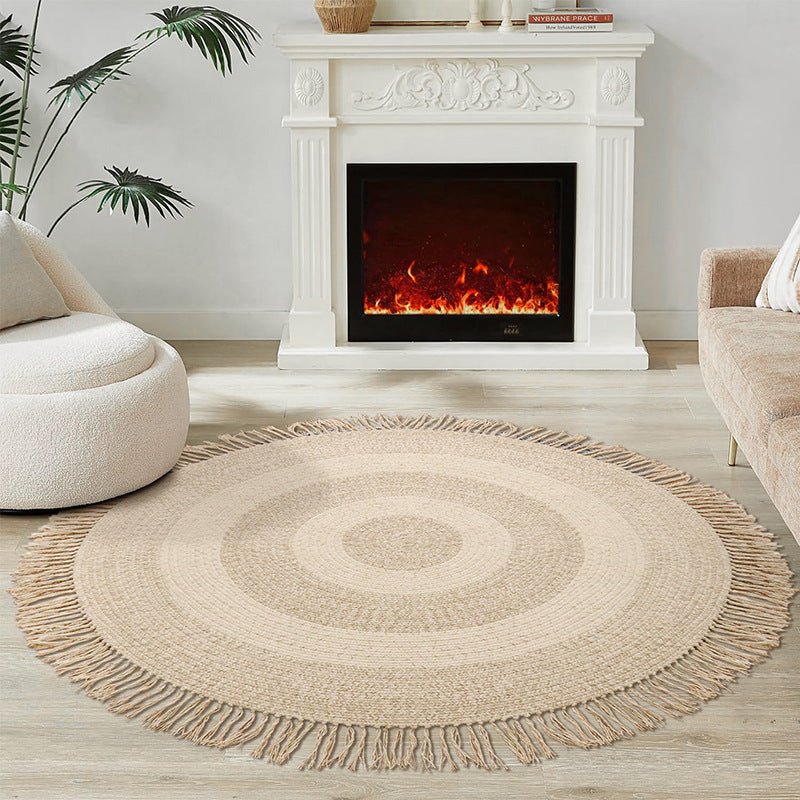 Handmade Light Luxury Wool Carpet in Milk White - Julia M LifeStyles