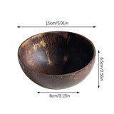 Handmade Wooden Coconut Bowl & Spoon Set - Julia M LifeStyles