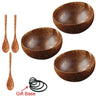 Handmade Wooden Coconut Bowl & Spoon Set - Julia M LifeStyles